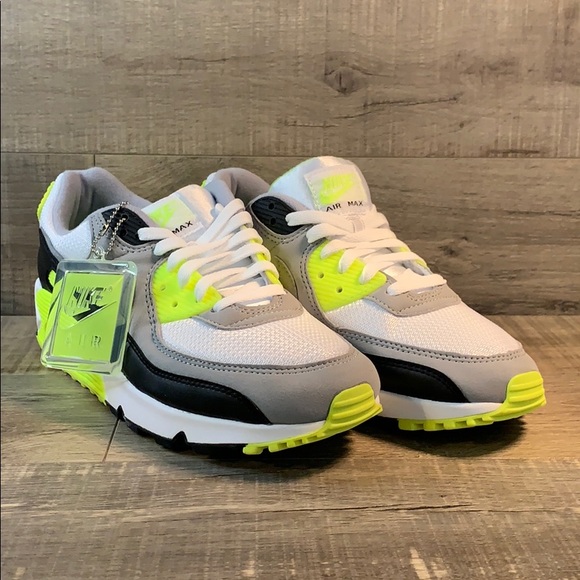 Nike Other - Nike Air Max 90 White/Particle Grey-Volt-Black